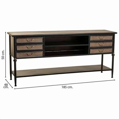 Ormarić za hodnik Alexandra House Living Smeđa Metal 45 x 80 x 180 cm Cijena