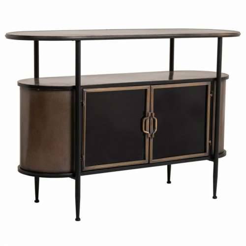Ormarić za hodnik Alexandra House Living Smeđa Metal Staklo 42 x 80 x 121 cm Cijena