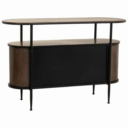 Ormarić za hodnik Alexandra House Living Smeđa Metal Staklo 42 x 80 x 121 cm Cijena
