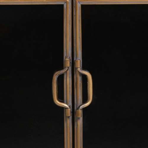 Ormarić za hodnik Alexandra House Living Smeđa Metal Staklo 42 x 80 x 121 cm Cijena