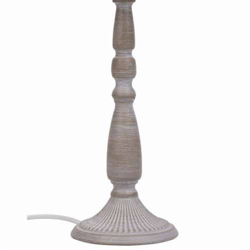 Stolna svjetiljka Alexandra House Living Bijela Siva Metal Tkanina 220-240 V 23 x 49 x 23 cm Cijena