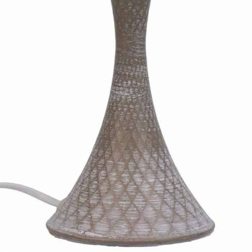 Stolna svjetiljka Alexandra House Living Bijela Siva Metal Tkanina 220-240 V 23 x 38 x 23 cm Cijena