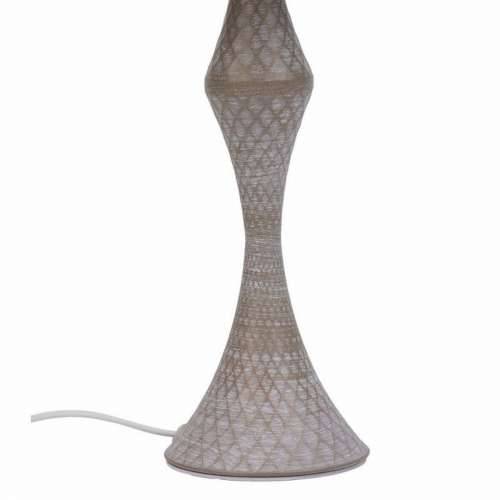 Stolna svjetiljka Alexandra House Living Bijela Siva Metal Tkanina 220-240 V 23 x 46 x 23 cm Cijena