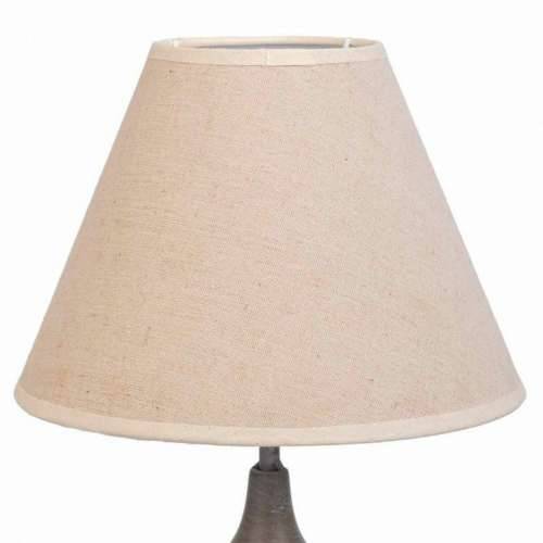 Stolna svjetiljka Alexandra House Living Bijela Siva Metal Tkanina 220-240 V 23 x 46 x 23 cm Cijena
