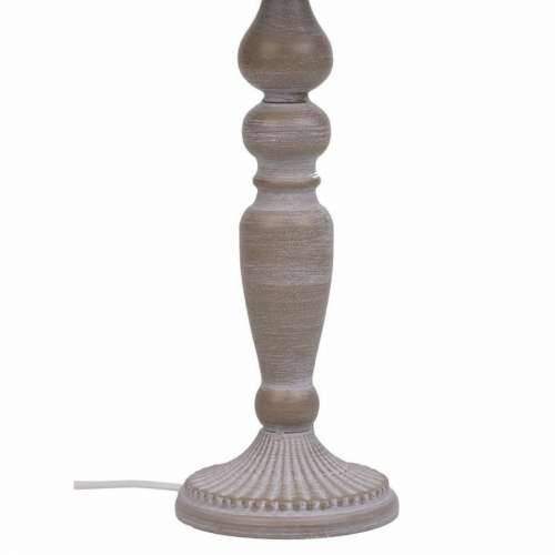 Stolna svjetiljka Alexandra House Living Bijela Siva Metal Tkanina 220-240 V 23 x 46 x 23 cm Cijena