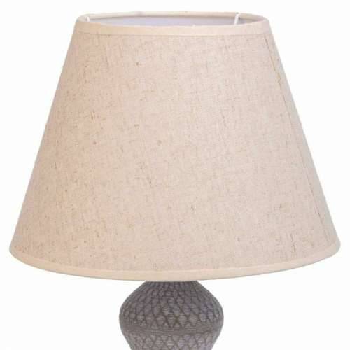 Stolna svjetiljka Alexandra House Living Bijela Siva Metal Tkanina 220-240 V 25 x 46 x 25 cm Cijena