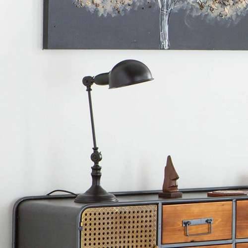 Flexo / Stolna svjetiljka Alexandra House Living Crna Metal 15 x 50 x 23 cm Cijena