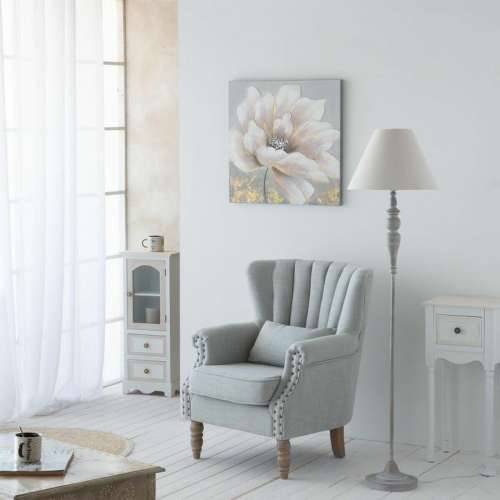 Podna svjetiljka Alexandra House Living Bijela Siva 220-240 V 38 x 150 x 38 cm Cijena