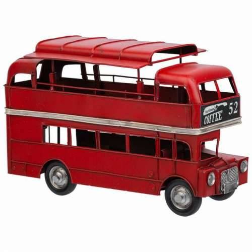 Ukrasna figura Alexandra House Living Crvena Željezo ABS Autobus 14 x 18 x 28 cm Cijena