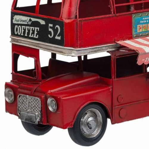 Ukrasna figura Alexandra House Living Crvena Željezo ABS Autobus 14 x 18 x 28 cm Cijena