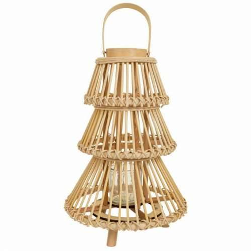 Laternas stends Alexandra House Living Prirodno Bambus 29 x 42 x 29 cm Cijena