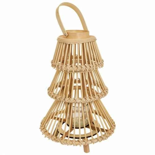 Laternas stends Alexandra House Living Prirodno Bambus 29 x 42 x 29 cm Cijena