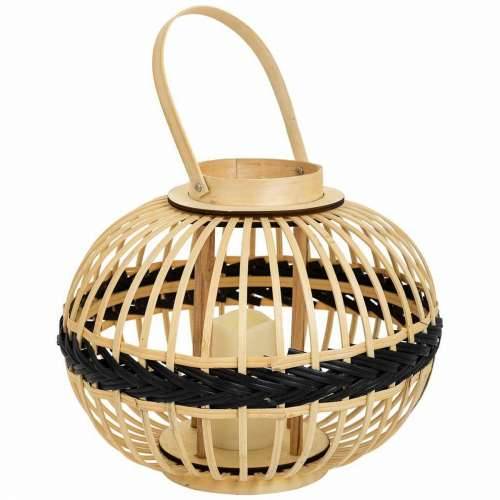 Laternas stends Alexandra House Living Prirodno Bambus 37 x 30 x 37 cm Cijena