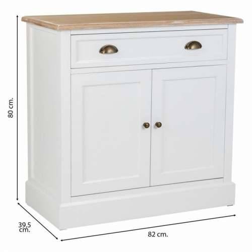 Ormarić s ladice Alexandra House Living Bijela Smeđa 39 x 80 x 82 cm Cijena