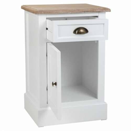 Noćni ormarić Alexandra House Living Bijela Smeđa 35 x 63 x 41 cm Cijena