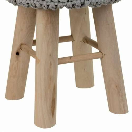 Tabure Alexandra House Living Siva Bambus Borovina Éponge Drvo MDF 32 x 44 x 32 cm Cijena