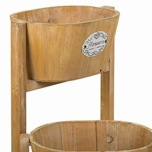 Stalak za Teglu za Cvijeće Alexandra House Living Smeđa Paulovnija 18 x 79 x 89 cm Cijena