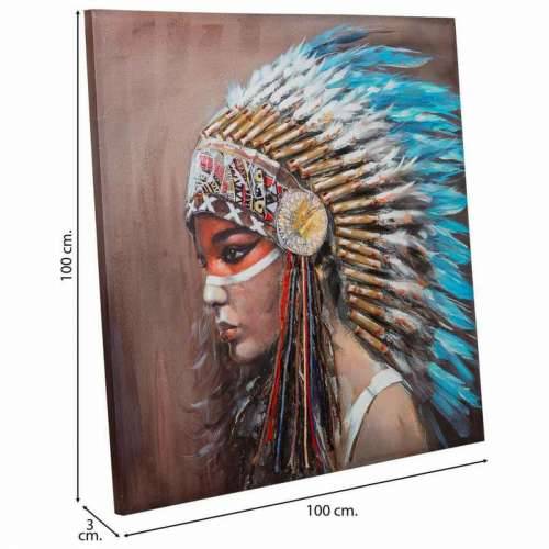 Slika Alexandra House Living Life Platno Jelovina 100 x 3 x 100 cm Cijena