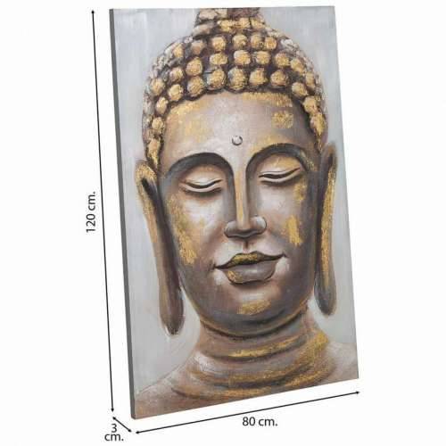 Slika Alexandra House Living Asia Platno Jelovina 120 x 3 x 80 cm Cijena
