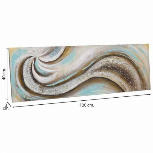 Slika Alexandra House Living Platno Jelovina 120 x 3 x 40 cm Cijena