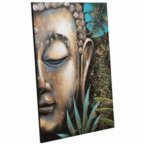 Slika Alexandra House Living Asia Platno Jelovina 120 x 3 x 80 cm Cijena