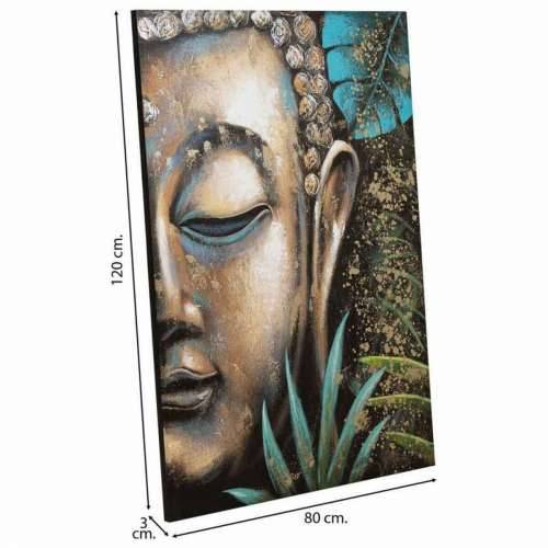 Slika Alexandra House Living Asia Platno Jelovina 120 x 3 x 80 cm Cijena