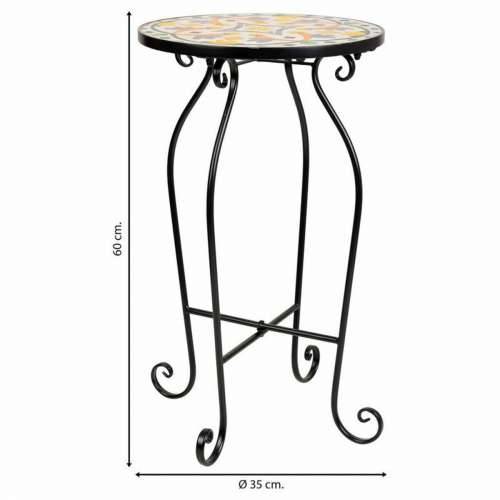 Stalak za Teglu za Cvijeće Alexandra House Living Crna Željezo Pločoca 35 x 60 x 35 cm Cijena