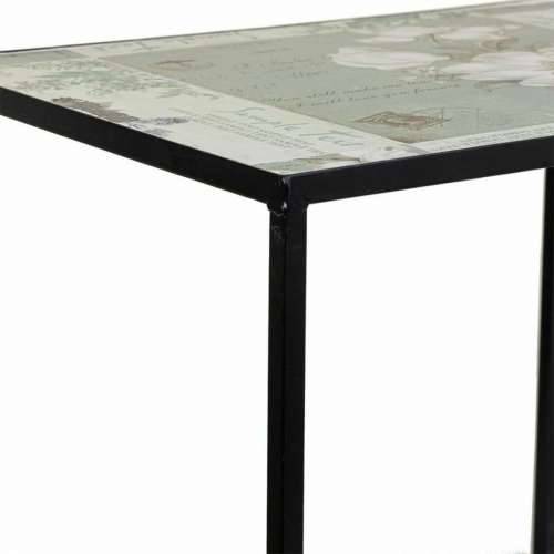 Stalak za Teglu za Cvijeće Alexandra House Living Crna Željezo Pločoca 37 x 51 x 50 cm 2 Dijelovi Cijena