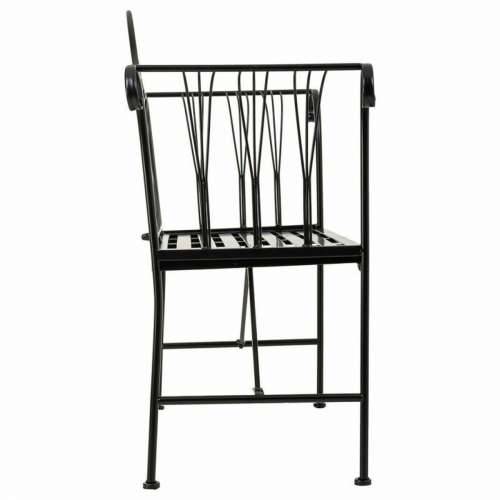 Klupa Alexandra House Living Crna Željezo 50 x 88 x 110 cm Cijena