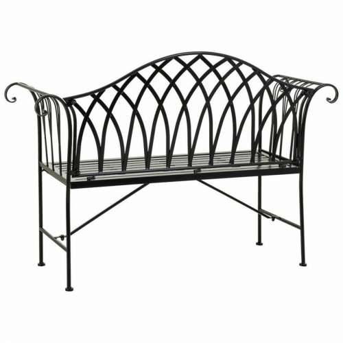 Klupa Alexandra House Living Crna Željezo 50 x 88 x 110 cm Cijena
