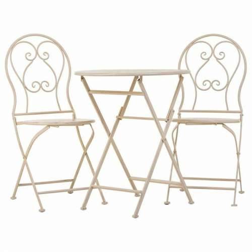 Komplet stola i 2 stolice Alexandra House Living Bijela 60 x 75 x 60 cm Cijena