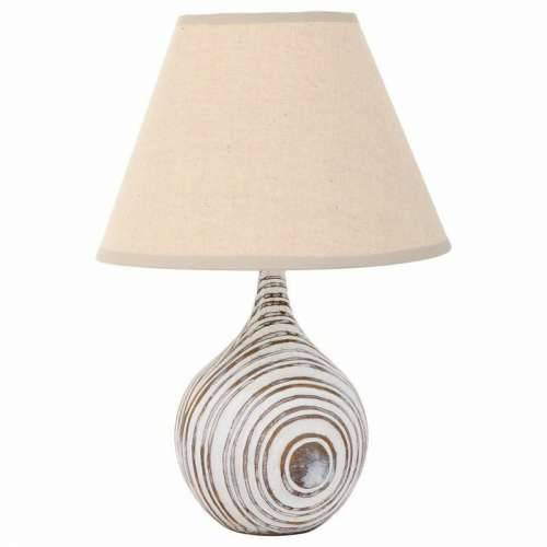 Stolna svjetiljka Alexandra House Living Bijela Polirezin 220-240 V 14 x 25 x 14 cm Cijena