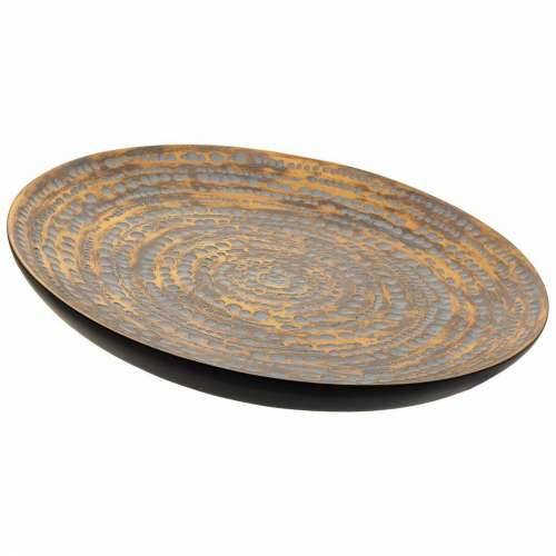Stolni ukras Alexandra House Living Siva zlatan Polirezin 5 x 40 x 40 cm Cijena