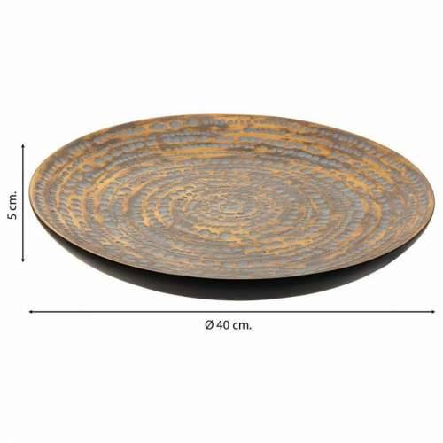 Stolni ukras Alexandra House Living Siva zlatan Polirezin 5 x 40 x 40 cm Cijena