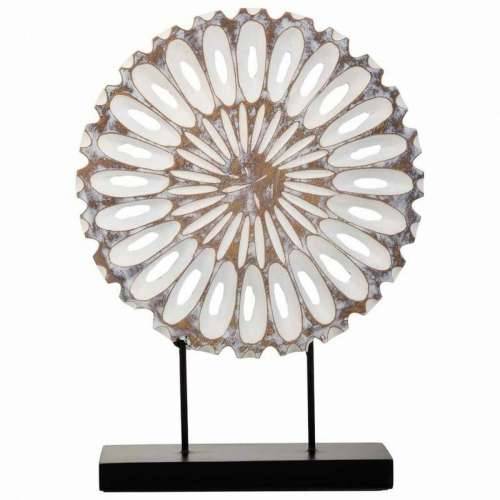 Ukrasna figura Alexandra House Living Bijela Polirezin 9 x 40 x 29 cm Cijena
