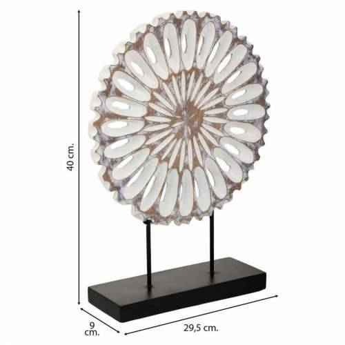 Ukrasna figura Alexandra House Living Bijela Polirezin 9 x 40 x 29 cm Cijena