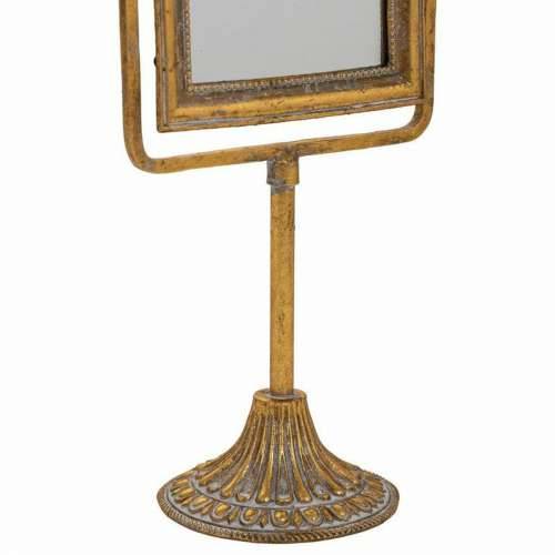 Ogledalo s Nosačem za Montiranje Alexandra House Living Zlato Smola 9 x 35 x 18 cm Cijena