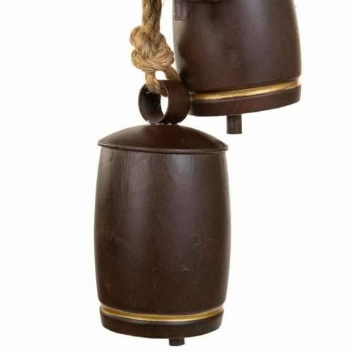 Zvono Alexandra House Living Smeđa Uže Željezo 12 x 81 x 20 cm Cijena