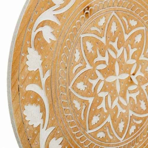 Zidni Ukras Alexandra House Living Smeđa Jelovina Drvo MDF 40 x 40 cm Cijena