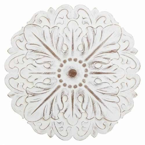 Zidni Ukras Alexandra House Living Bijela Jelovina Drvo MDF 3 x 60 x 60 cm Cijena