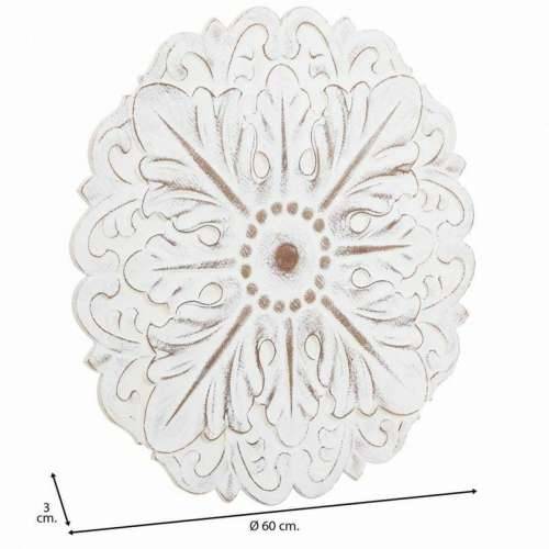 Zidni Ukras Alexandra House Living Bijela Jelovina Drvo MDF 3 x 60 x 60 cm Cijena