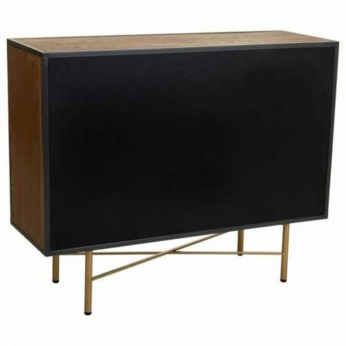 Ormarić za hodnik Alexandra House Living Smeđa Metal Staklo Jelovina Drvo MDF 35 x 80 x 100 cm Cijena