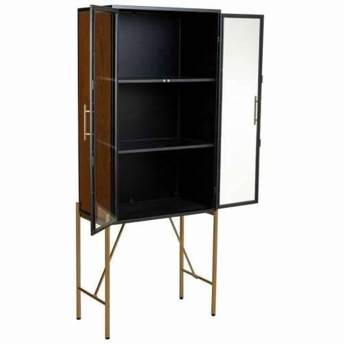 Ormarić Alexandra House Living Smeđa Staklo Jelovina Drvo MDF 35 x 155 x 64 cm Cijena