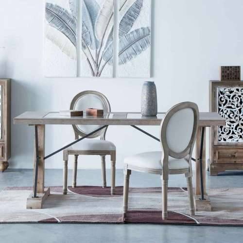 Stol Alexandra House Living Smeđa 85 x 78 x 180 cm Cijena