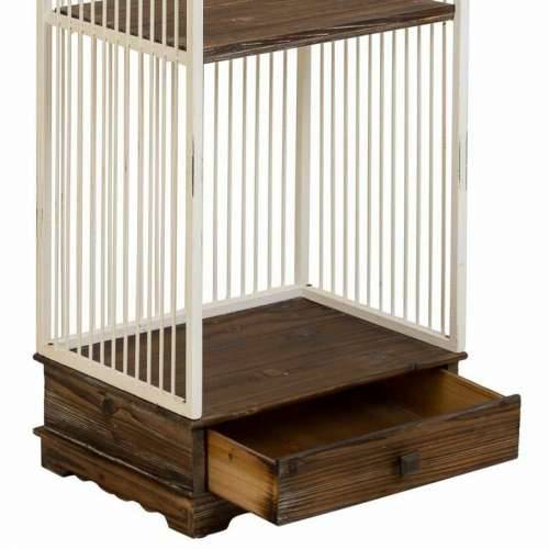Polica Alexandra House Living Bijela Metal Drvo MDF 31 x 172 x 41 cm Cijena