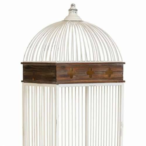 Polica Alexandra House Living Bijela Metal Drvo MDF 31 x 172 x 41 cm Cijena