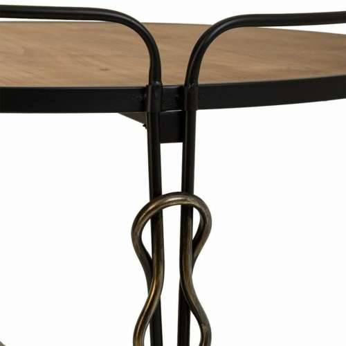 Stolić za dnevni boravak Alexandra House Living Smeđa Metal Jelovina Drvo MDF 78 x 53 x 78 cm Cijena