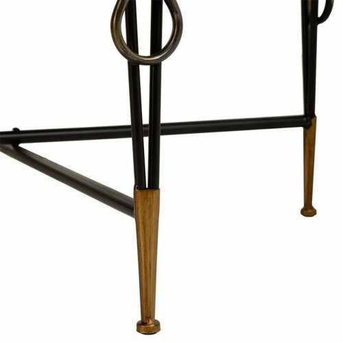 Stolić za dnevni boravak Alexandra House Living Smeđa Metal Jelovina Drvo MDF 78 x 53 x 78 cm Cijena
