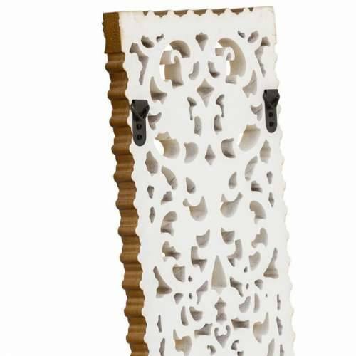 Zidni Ukras Alexandra House Living Bijela Drvo MDF 2 x 108 x 27 cm Cijena