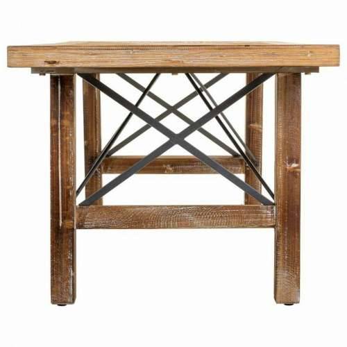 Stolić za dnevni boravak Alexandra House Living Smeđa Jelovina Drvo MDF 60 x 50 x 120 cm Cijena